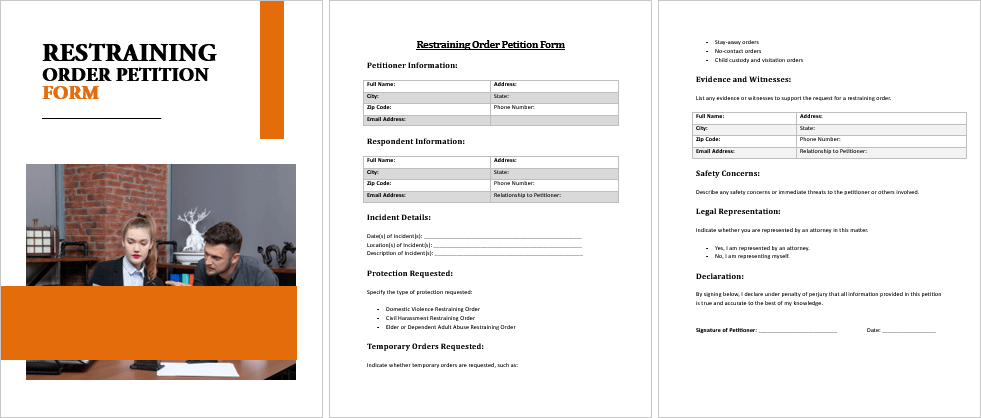 Restraining-Order-Petition-Form-Image