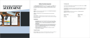 Sublease Amendment Agreement
