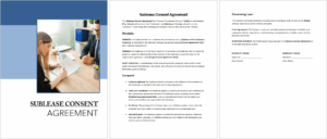 Sublease Consent Agreement
