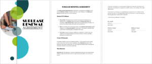 Sublease Renewal Agreement