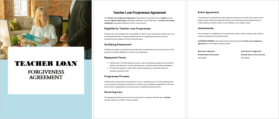 Teacher-Loan-Forgiveness-Agreement-Image