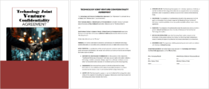 Technology Joint Venture Confidentiality Agreement