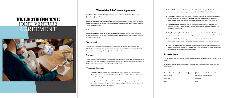Telemedicine-Joint-Venture-Agreement-Image