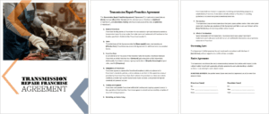 Transmission Repair Franchise Agreement