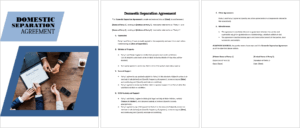 Domestic Separation Agreement