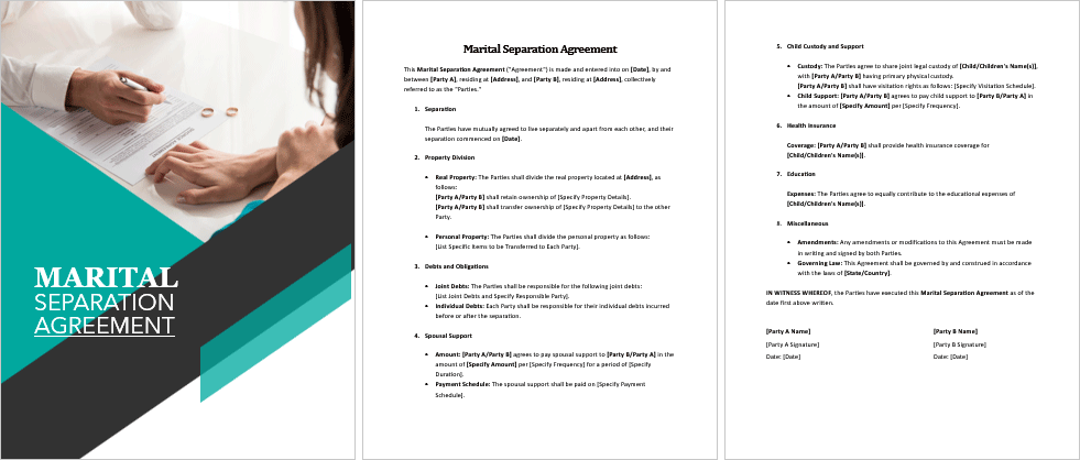 Marital-Separation-Agreement-Image