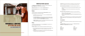 Mobile Home Purchase Agreement