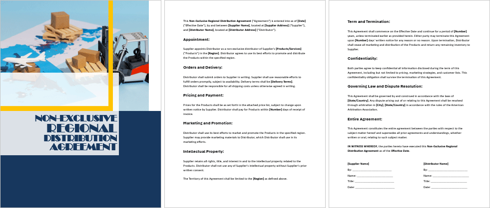 Non-Exclusive-Regional-Distribution-Agreement-Image