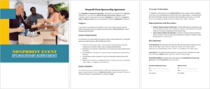 Nonprofit Event Sponsorship Agreement