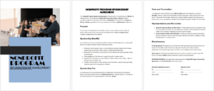 Nonprofit Program Sponsorship Agreement