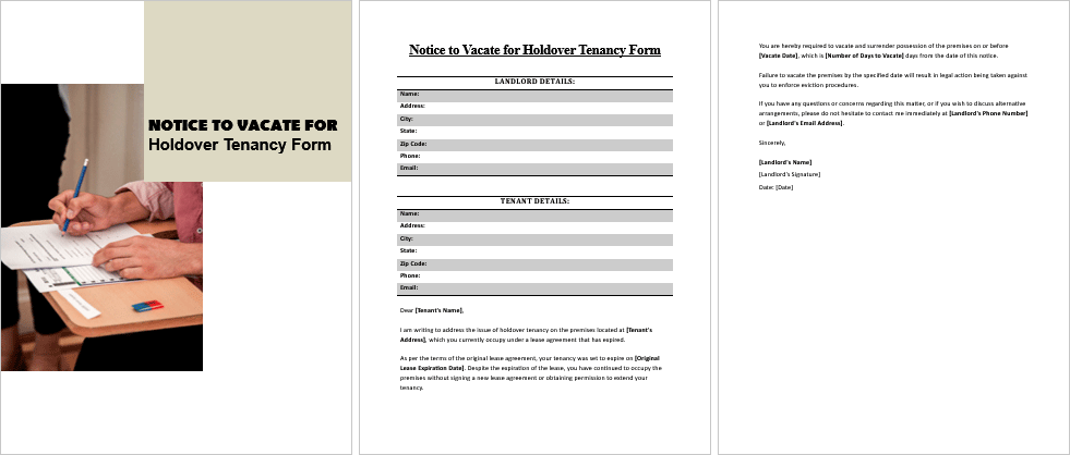 Notice-to-Vacate-for-Holdover-Tenancy-Form-Image