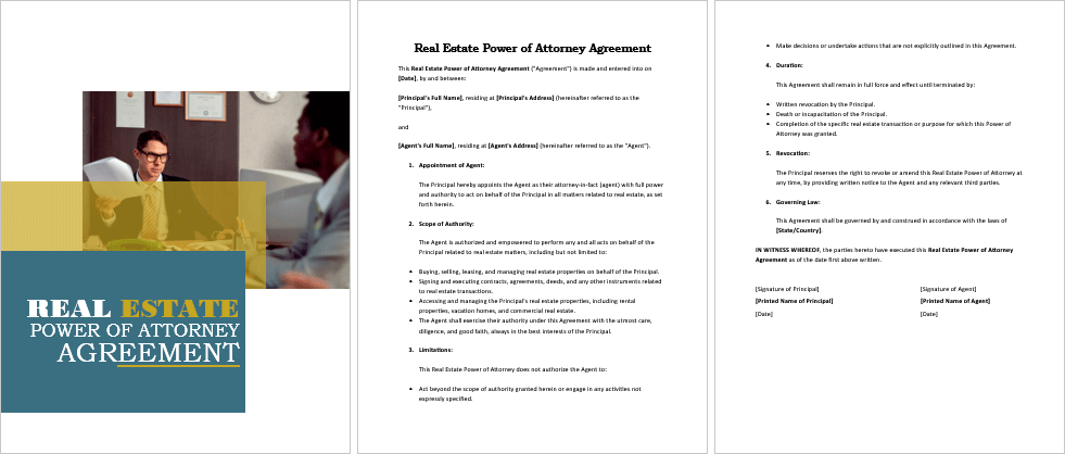 Real-Estate-Power-of-Attorney-Agreement-Image