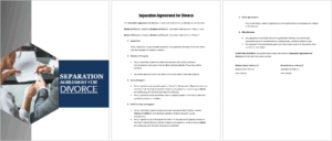 Separation Agreement for Divorce