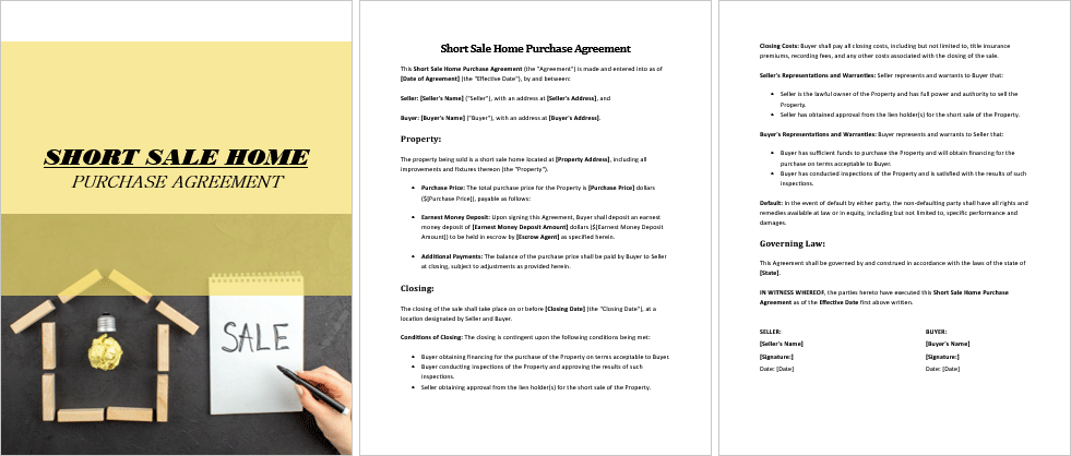 Short-Sale-Home-Purchase-Agreement-Image