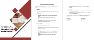 Spousal Separation Agreement