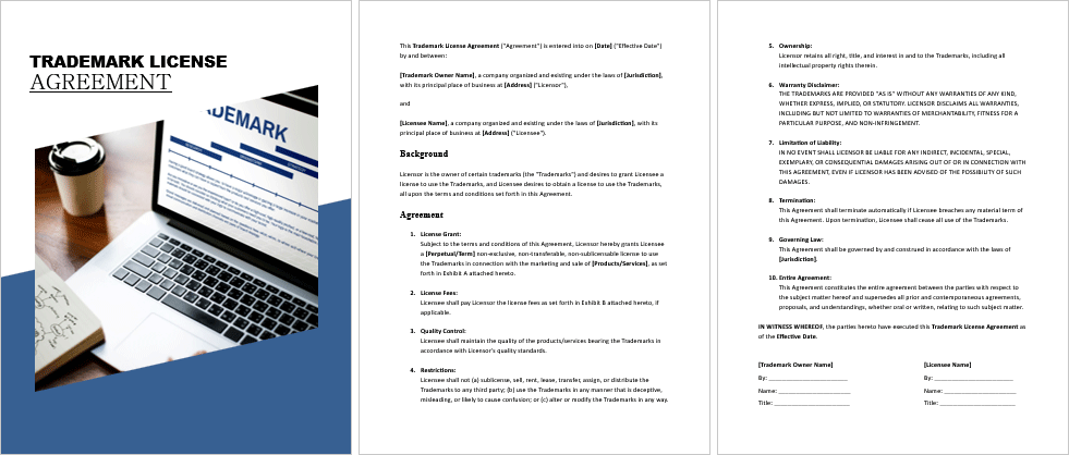 Trademark-License-Agreement-Image