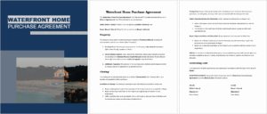 Waterfront Home Purchase Agreement