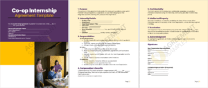 Co-op Internship Agreement Template: Bridging Learning & Professional Growth