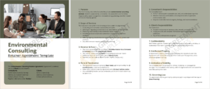 Environmental Consulting Retainer Agreement Template: Secure Ongoing Expertise