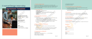 Creative/Design Internship Agreement Template