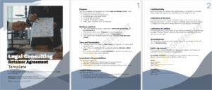 Legal Consulting Retainer Agreement: Peace of Mind for Your Legal Consulting Relationship