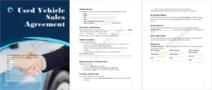 Used Vehicle Sales Agreement